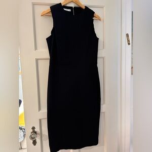 NWOT MANGO midi black sleeveless dress. Be the belle of the ball this season!
